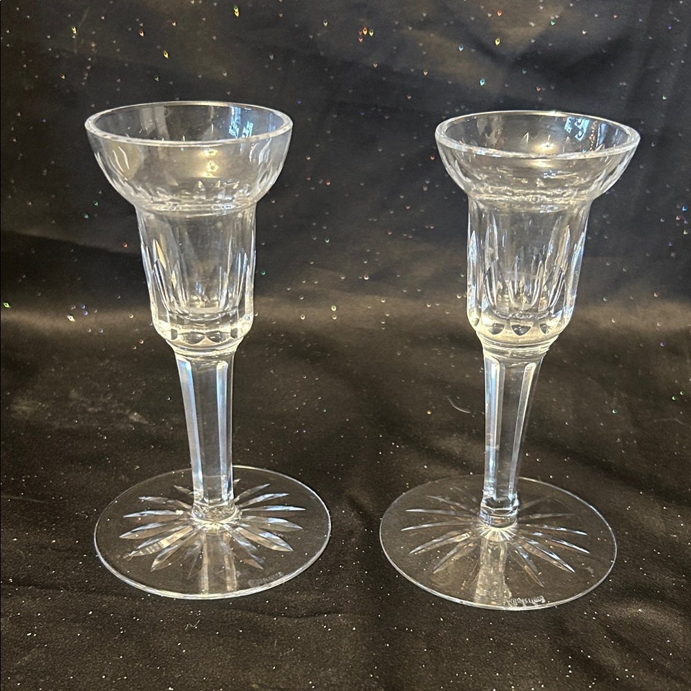 🍒Waterford Crystal Candlesticks (LC)🍒 - Picture 2 of 9